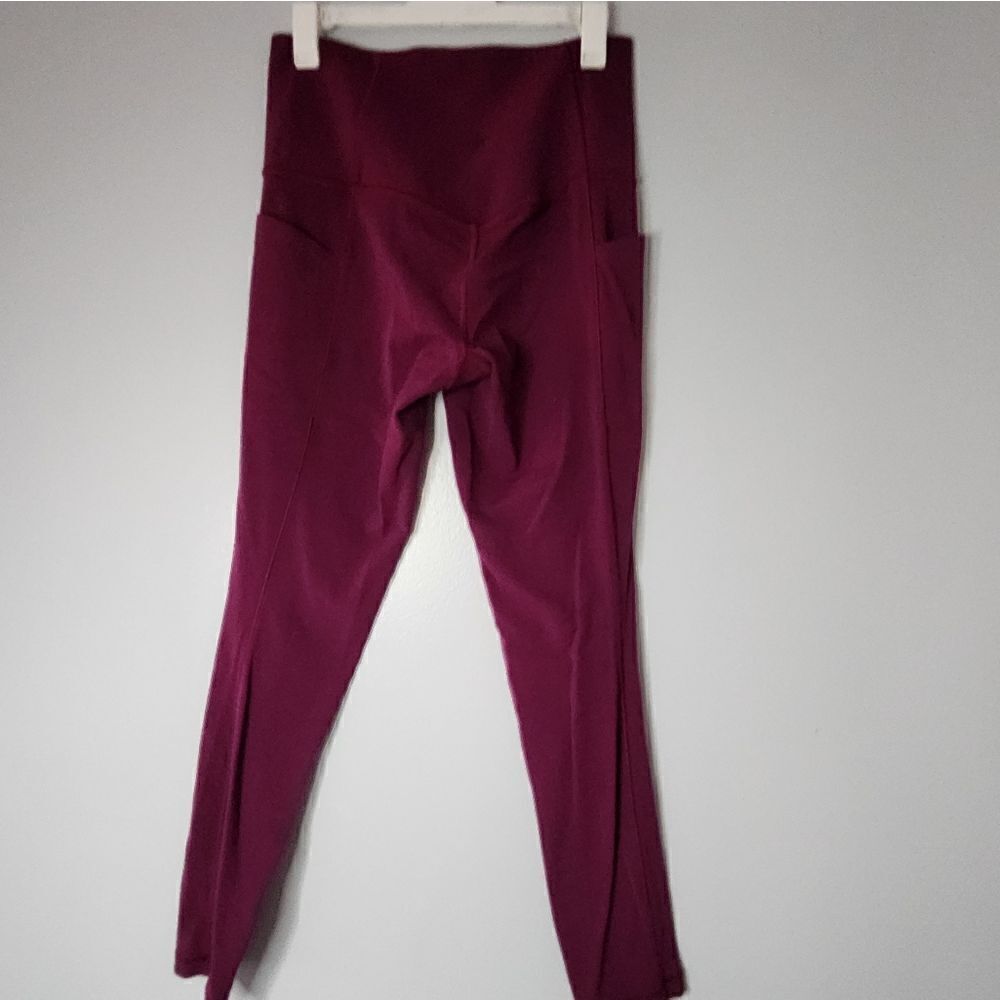 Athleta Women’s Elation Shine Tights Hot Pink Shiny High Waist Size XS NWOT - Picture 2 of 5